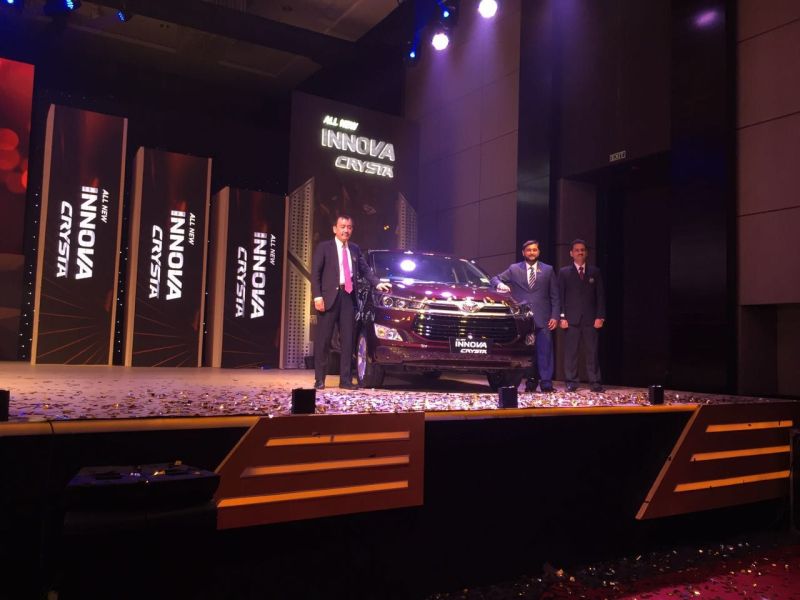 Toyota Launch the Innova Crysta in India