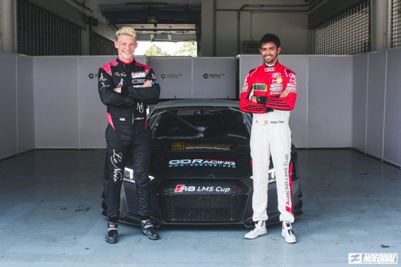 Aditya Patel for Audi in the Inaugural Blancpain GT Series Asia