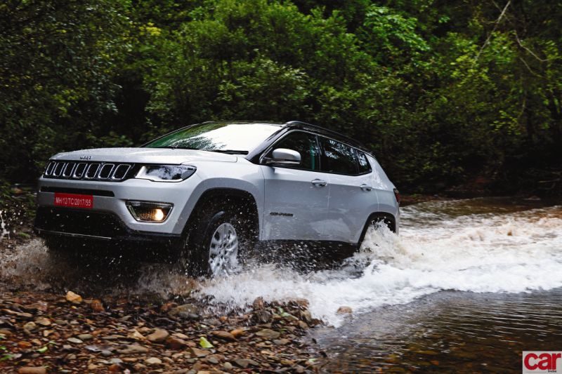 Jeep Compass on a roll