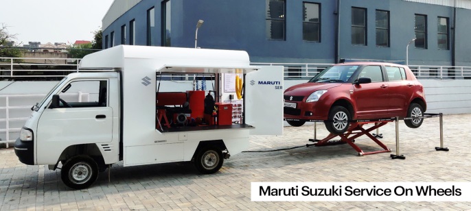 Maruti Suzuki Service on Wheels Now At Your Door Steps