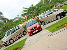 Alto K10 vs Santro vs Spark