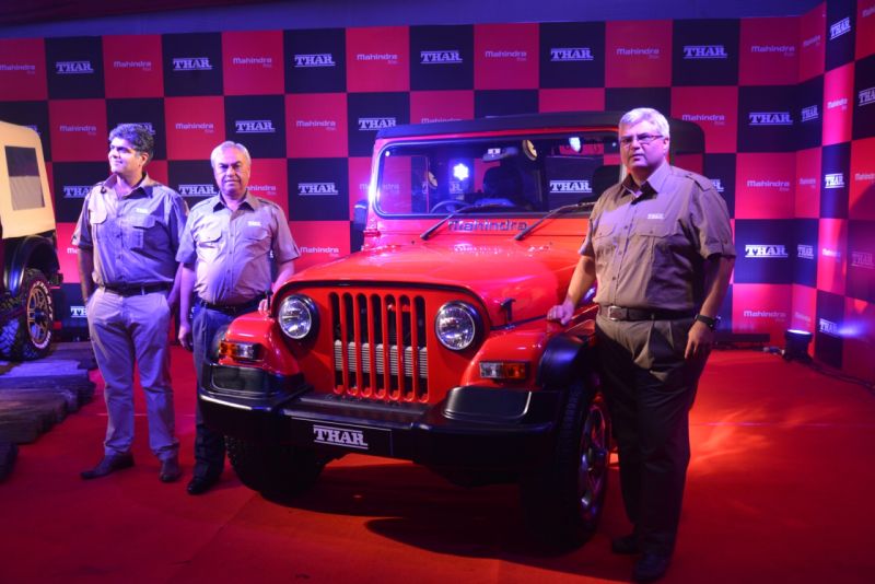 Mahindra drives in the New Thar CRDe web