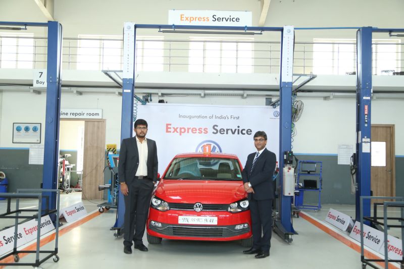 From Left Satish Kumaran, Dealer Principal, Volkswagen Coimbatore & Ashish Gupta, Head - After Sales, Volkswagen Passenger Cars web