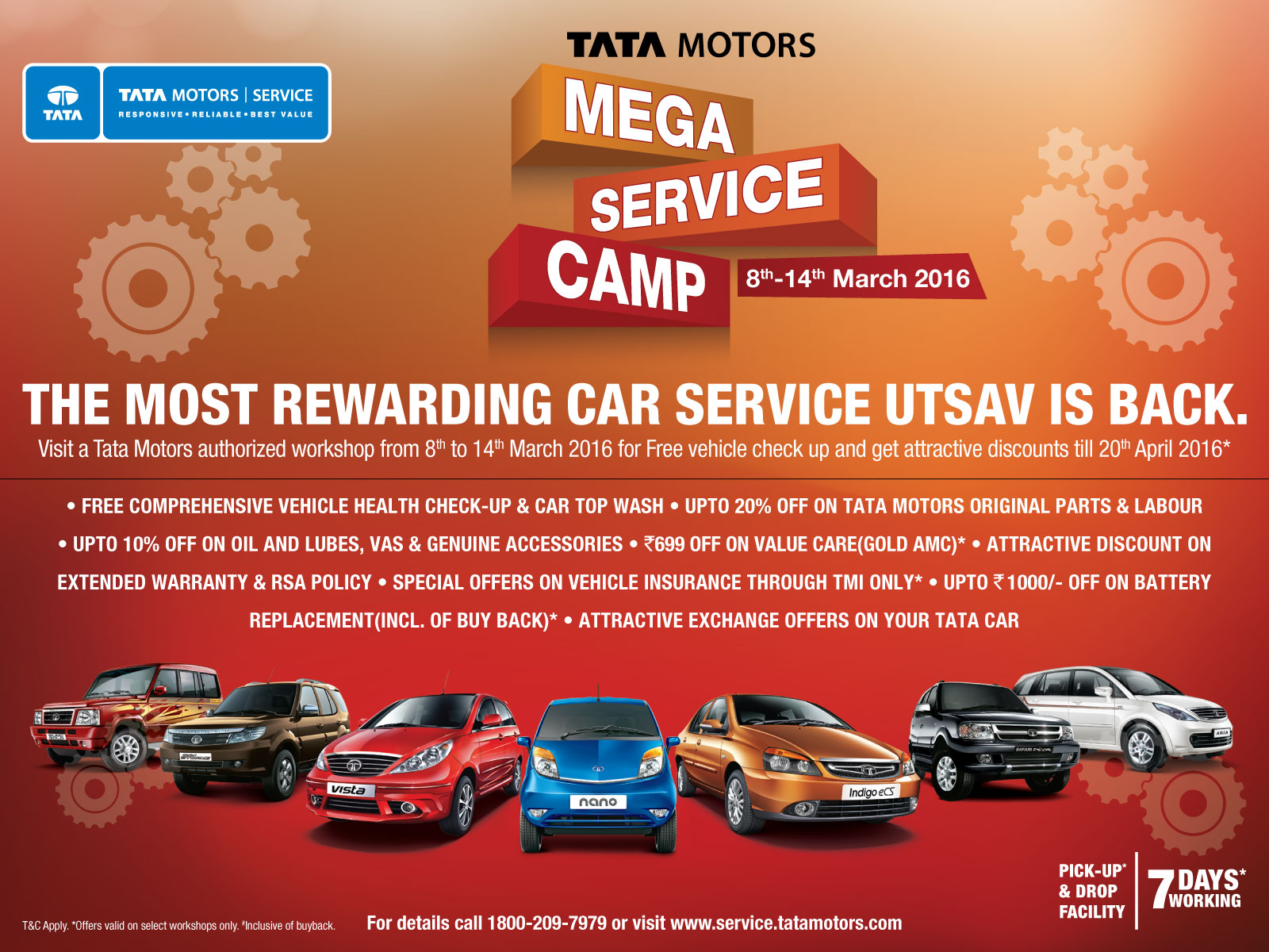Tata Motors conduct nationwide service camp - Car India