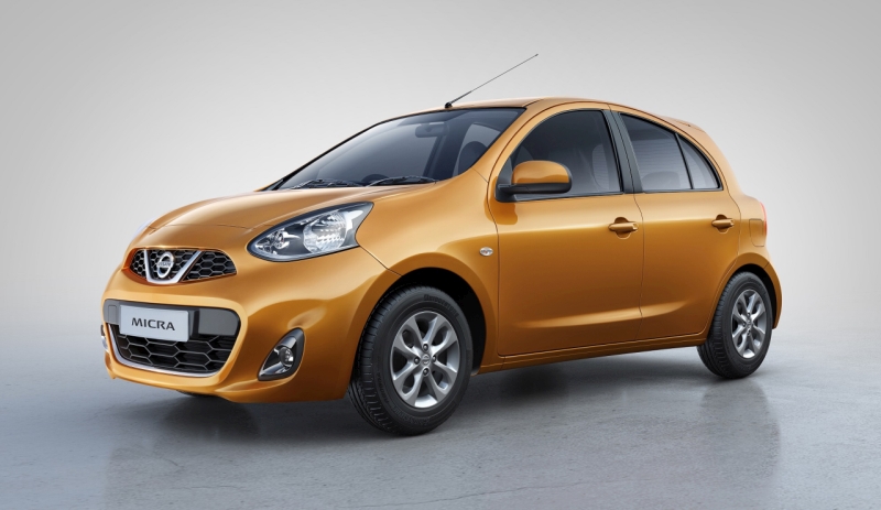 Image- Nissan Micra in new Sunshine Orange Colour web