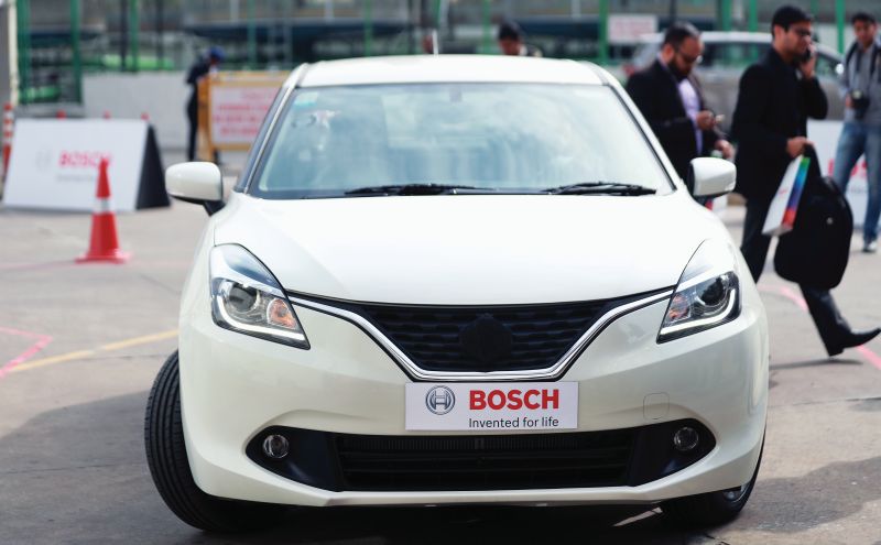 Bosch electric powertrain in a hatchback car for India