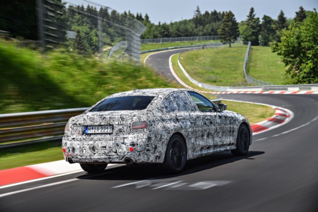New BMW 3 Series G20 at the Nurburgring