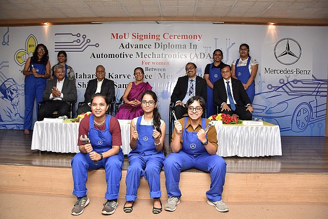 Mercedes-Benz Have Commenced An All-Women Mechatronics Course In India