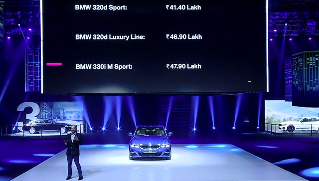 BMw 3 series india launch price