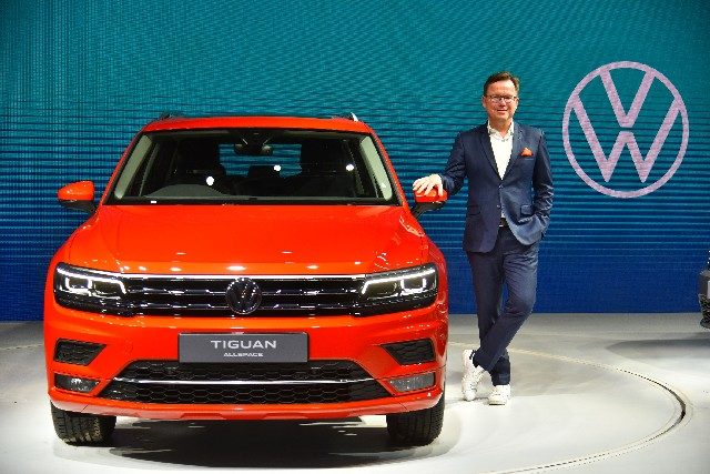 This is the lightly-updated VW Tiguan Allspace