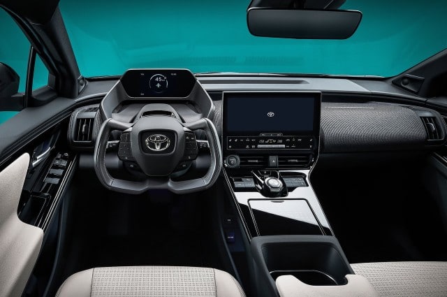 Toyota bZ4X Concept interior
