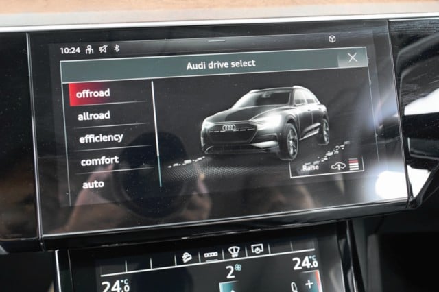 Audi e-tron drive modes