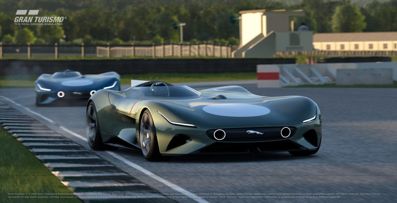 Jaguar Vision Gran Turismo Roadster a virtual 1,000-HP EV Hypercar concept