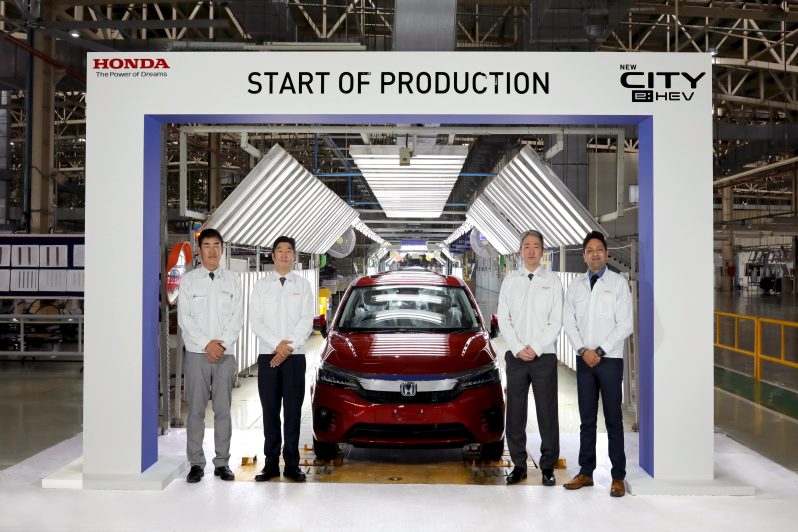 Honda City e:HEV production begins