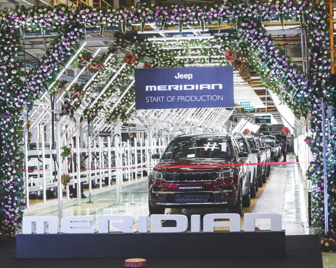 Jeep Meridian production begins in India