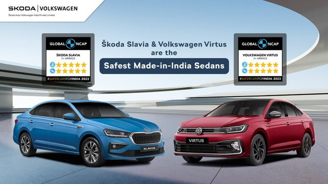 Volkswagen Virtus, Skoda Slavia score 5-star safety rating in Global NCAP