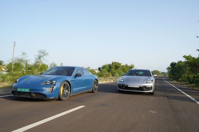 Porsche Taycan Turbo S and Panamera Turbo S