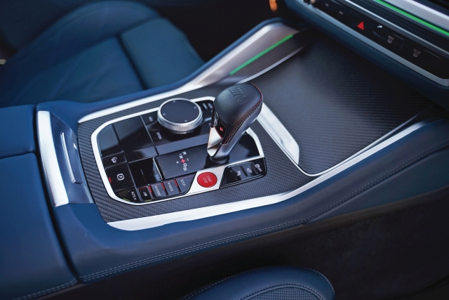 BMW XM lever centre console