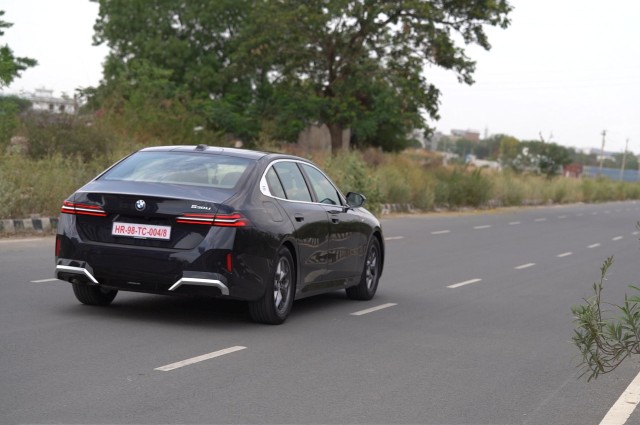 new BMW 5 Series rear 