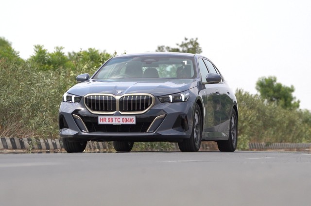 new BMW 5 Series low front