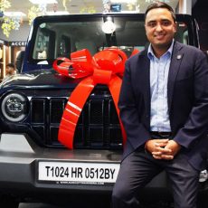 Mahindra Thar ROXX 0001 Goes to Aakash Minda, Also the Winner of the Previous Thar Auction