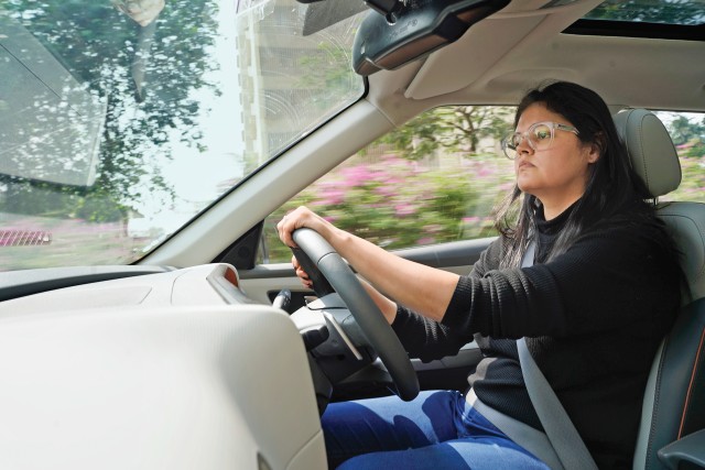 Hyundai and the Empowered Woman Creta Pritha Jha Driving