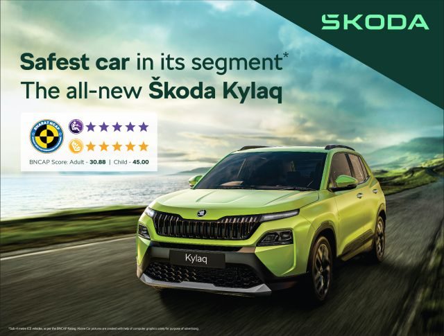 Skoda Kylaq Earns Five Stars in BNCAP