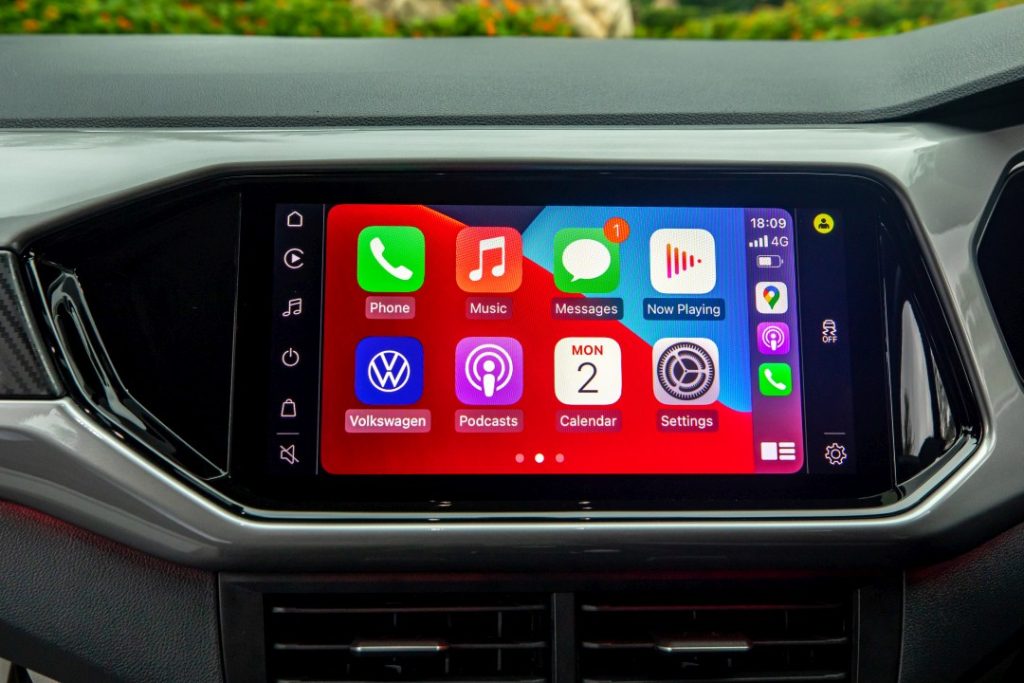 Volkswagen Taigun touchscreen