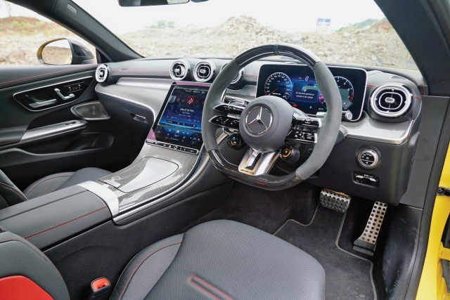 Mercedes AMG CLE 53 cabin interior