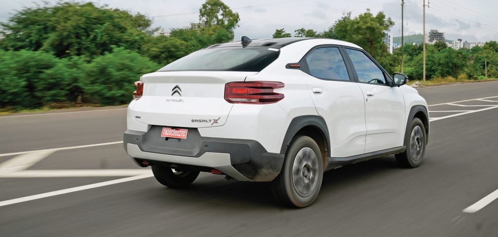 Citroen Basalt X action rear.web