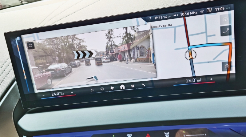 BMW X3 Augmented Reality navigation