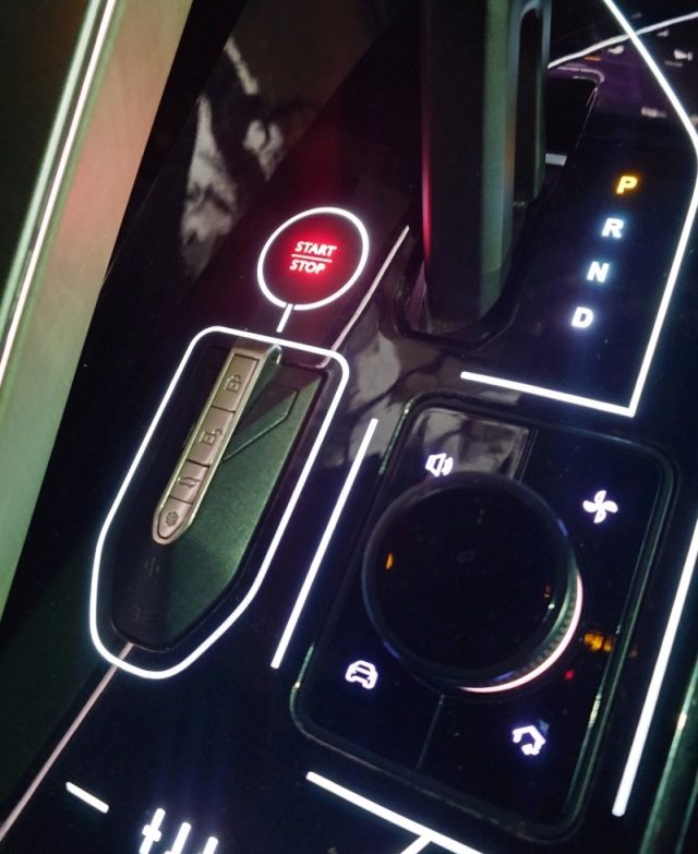 Mahindra BE 6 Console