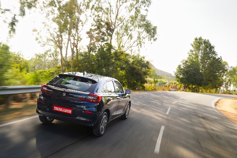 Maruti Suzuki Baleno rear action
