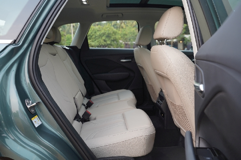 Audi Q3 rear seat
